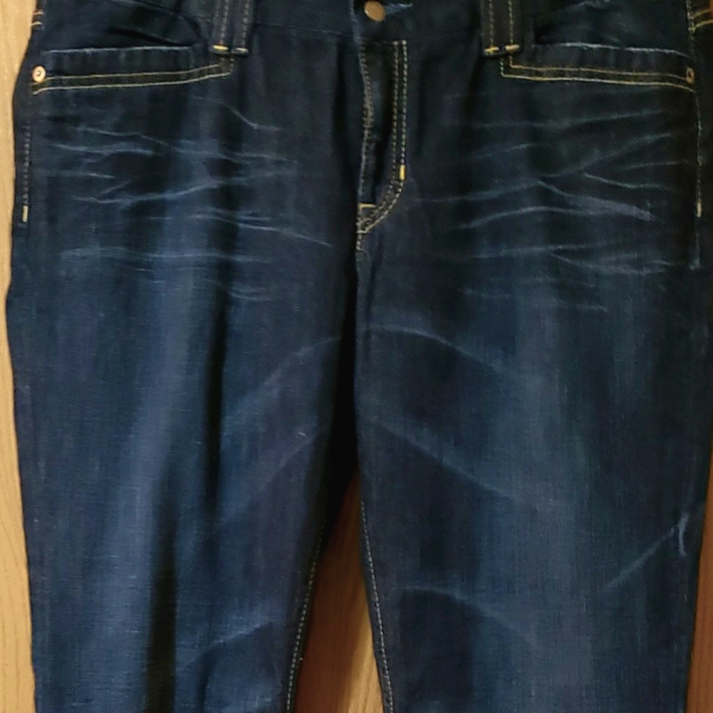 The Gap Dark Wash Curvy Boot-Cut Stretch Jeans